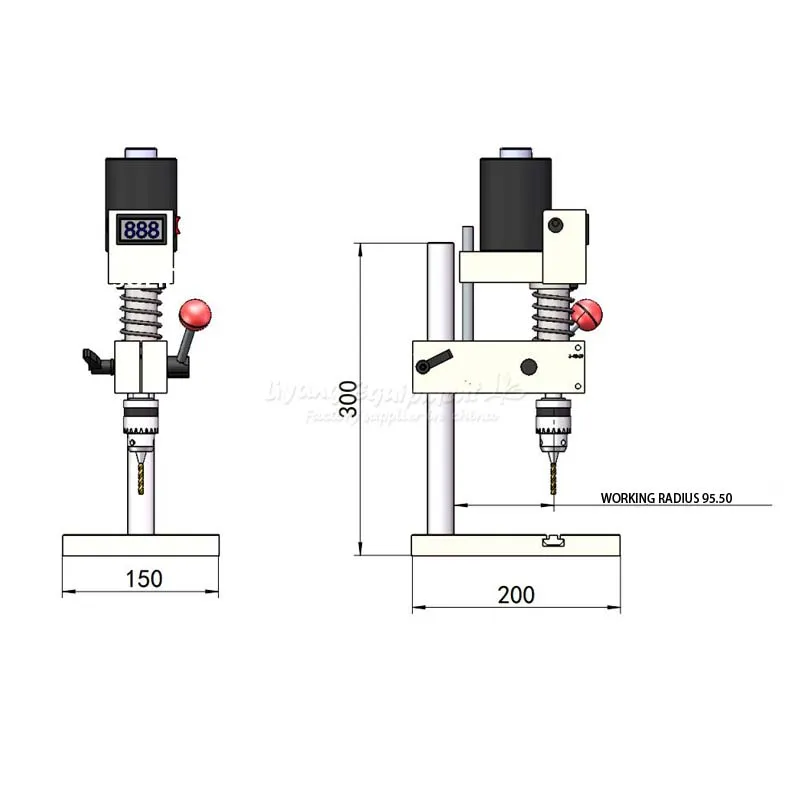 Miniature precision Mini Lathe bench drill Tapping tooth machine with ER11 Spring Chuck