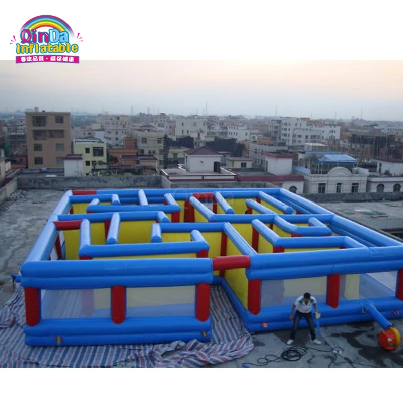 Commercail outdoor cheap inflatable sport game, inflatable maze for sale