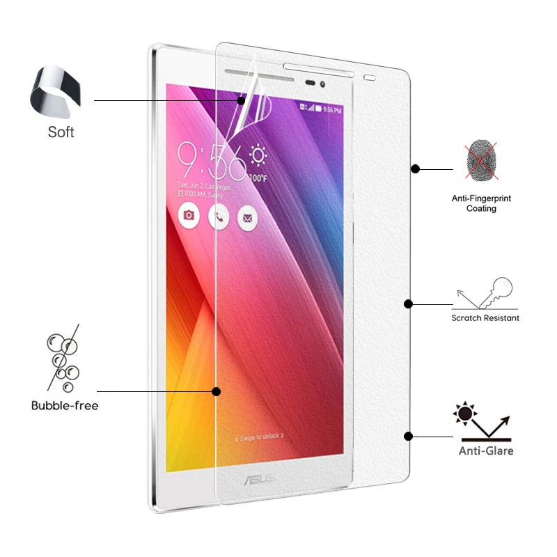 

Anti-Glare Matte screen protector film For ASUS Zenpad 8.0 Z380KL Z380C front screen protective films with retail package