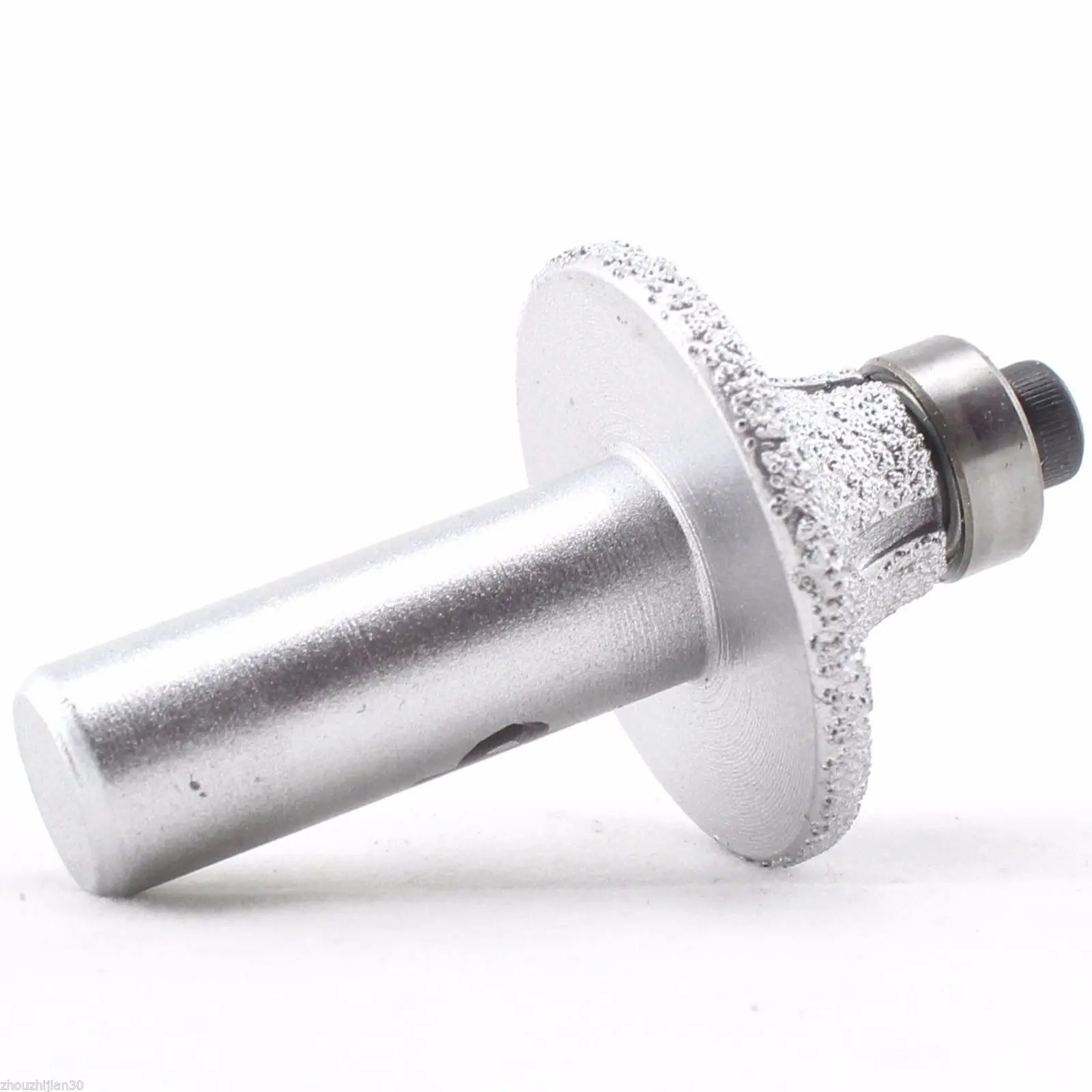 Bán Kính 10Mm 3/8 "Inch Kim Cương Chia Lửa Bằng Đồng Nguyên Hồ Sơ Bánh Xe Router Bit Bullnose Đá Cẩm Thạch ILOVETOOL