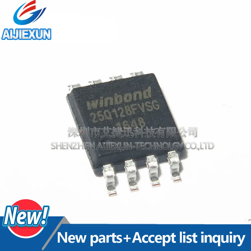 

10Pcs W25Q128FVSIG 25Q128FVSG SOP-8 SERIAL FLASH MEMORY WITH DUAL/QUAD SPI & QPI New and original