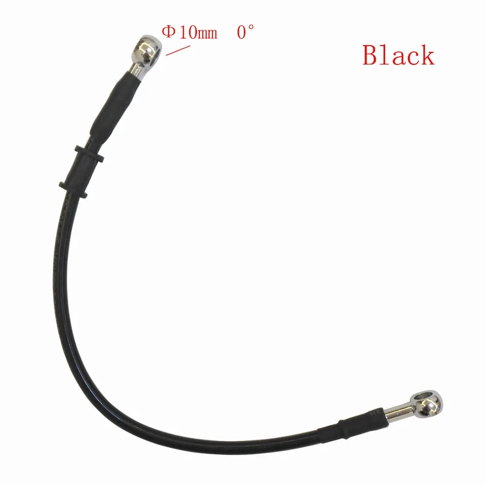 Short 27 34 39 cm Universal Motorcycle Dirt Bike Braided Steel Hydraulic Reinforce Brake line Clutch Oil Hose line Tube Pipe