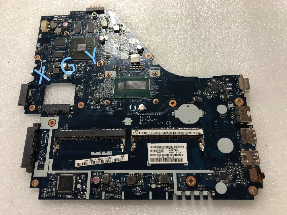 FOR ACER E1-572G Laptop Motherboard V5WE2 LA-9531P NBMFP1100B DDR3 With I5-4200 I7-4500U CPU AND R7 M265/2GB GPU TESTED OK