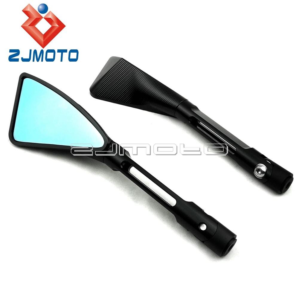 Motorcycle Side Mirrors CNC Aluminum Rear View Mirrors For Honda Kawasaki Yamaha Suzuki CB1000R CB1300 CB600F Z1000 Z800 Z750