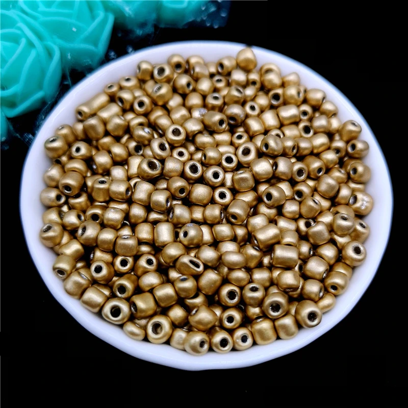 2mm 3mm 4mm Pure Color Czech Beads Crystal Glass Seed for Jewelry Making Earring Necklace Bracelet Handmade DIY #