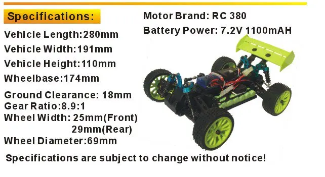 RC Racing car 1:16 eclectric Off-Road Buggy HSP 94185 2.4G radio RC Truggy P2