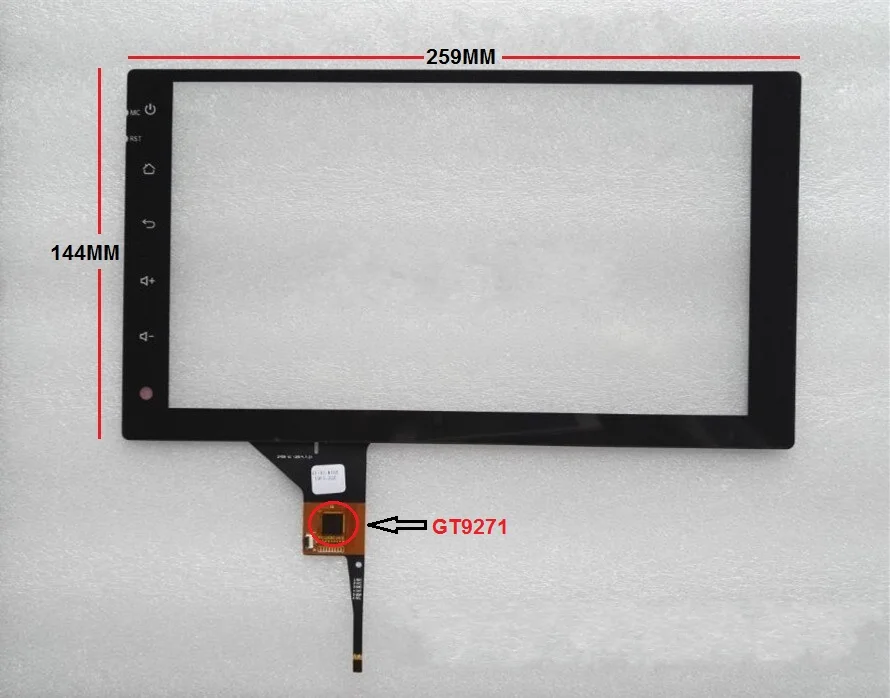 

YDT8212-V0 2015 annual kia k5 K2 car navigation external screen handwritten capacitance touch screen 6 pin IC:GT9271