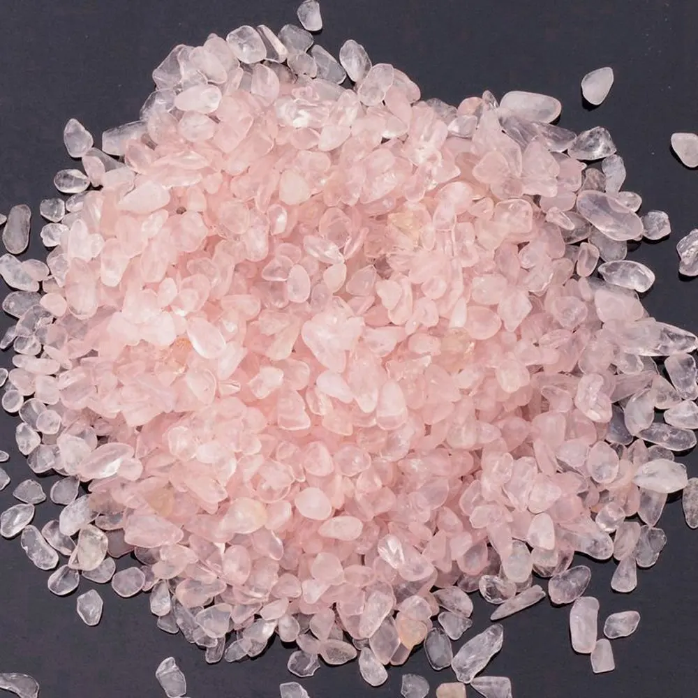 Rose Quartz Gravel Pink Crystal Stone Crystals Stones Wicca Cristal Islande Pierre Naturelle Et Cristaux Healing Home Decoration