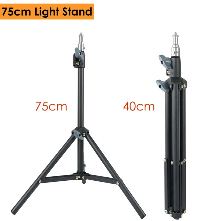 Mini 40 سنتيمتر إضاءة الاستوديو إضاءة صور مصباح حامل ثلاثي القوائم قوس ل فلاش ضوء إحترافي #301