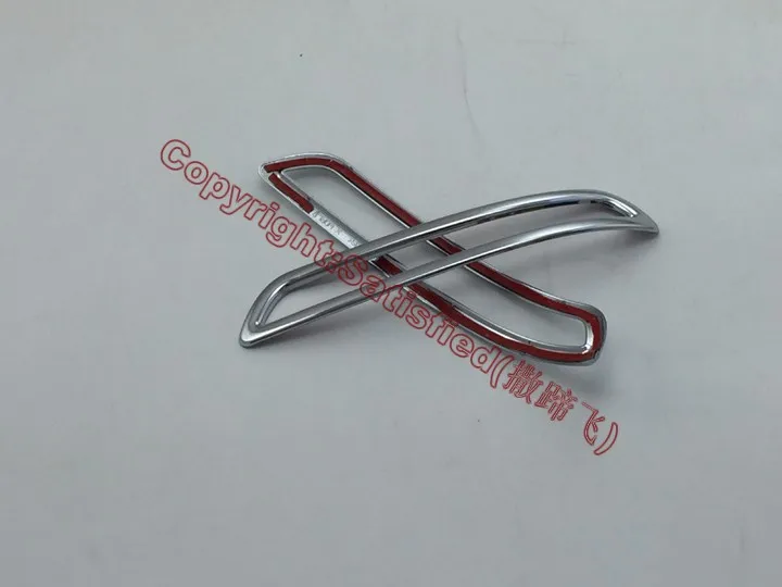 ABS Chrome Rear Fog light lamp cover trim For Toyota Innova 2016 2017 Car Accessories Stickers