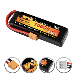 RC samochód bateria Lipo 2S 3S 7.4V / 11.1V 10000mah 35C Max 70C XT90 / XT60/ T wtyczka dla Rc samolot Rc samochód zdalnie sterowana ciężarówka