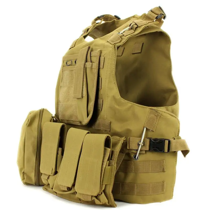 Chaleco táctico Ciras MOLLE portador de placas Airsoft y caza - imagen 4