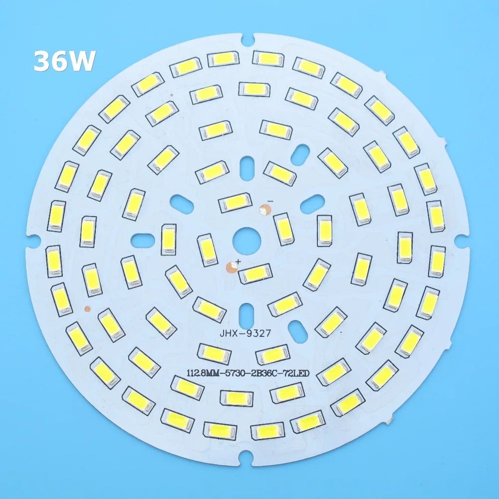 Wholesale SMD5730 LED PCB 2W 3W 5W 7W 9W 12W 15W 18W 21W 30W 36W White / Natural White / Warm White Light Source  for Led Bulb