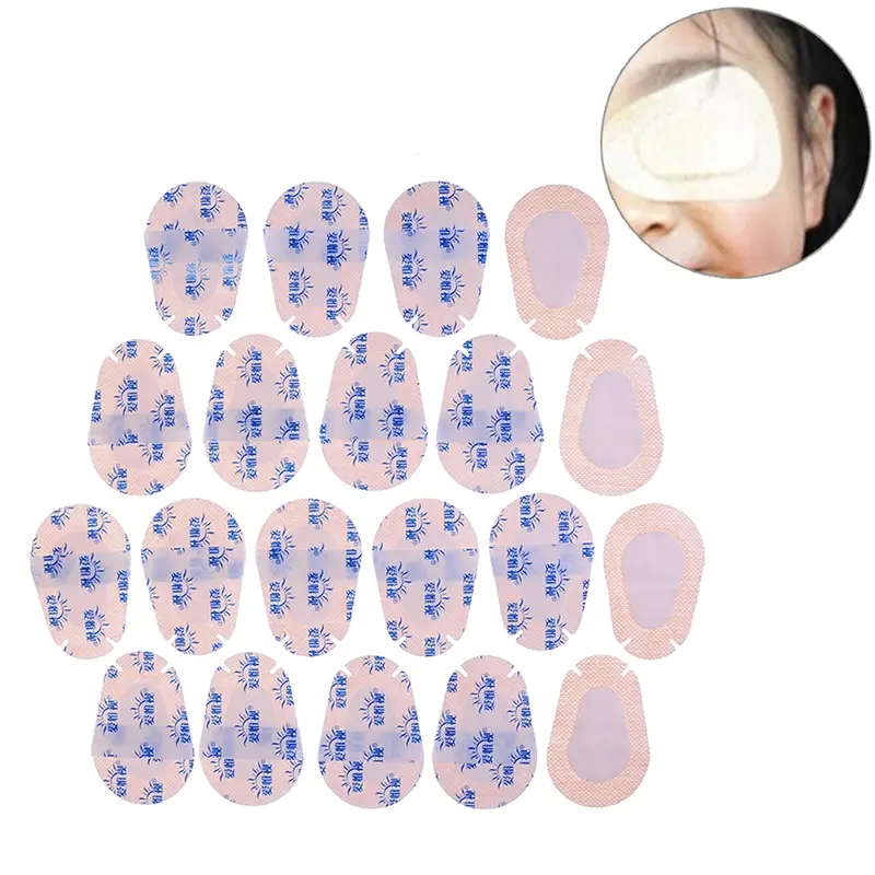 

20pcs/set Kids Reusable Non-woven Fabrics Glasses Amblyopia Orthoptic Mask Medical Soft Eye Patch