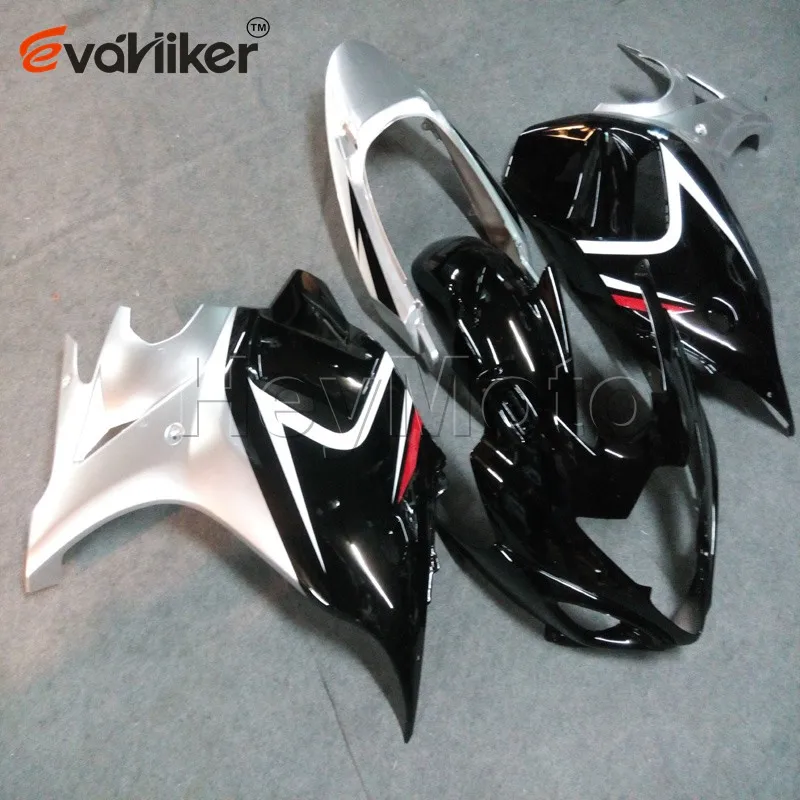 motorcycle fairing for GSX650F 2008 2009 2010 2011 2012  black silver GSX 650F 08 09 10 11 12 ABS motor panels H3