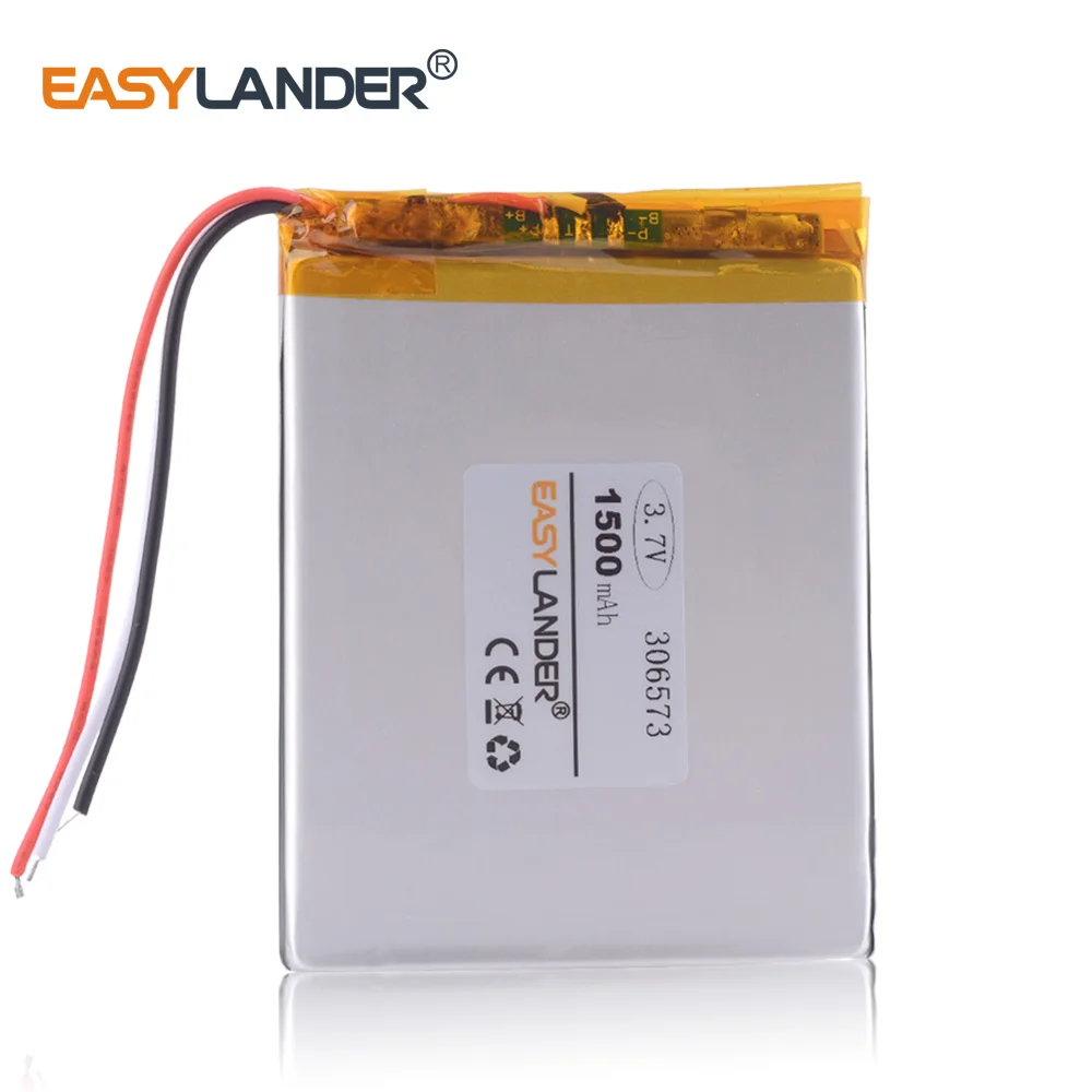 3 linia 306573 3.7V 1500mAh akumulator litowo-jonowy polimerowy do e-booka gmini t6lhd lite digma r60g czytnik s665