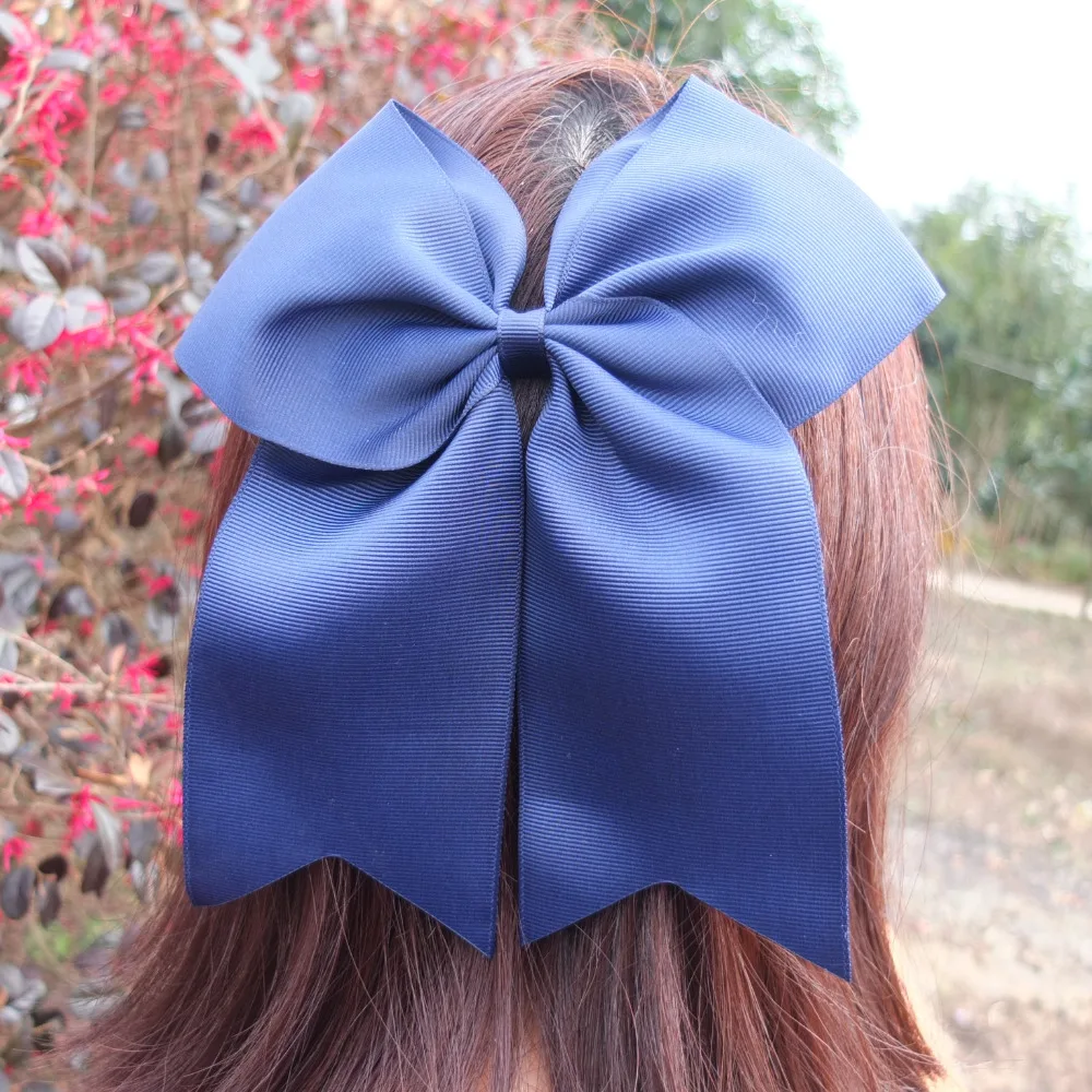 2 pcs 8 inch Hair Bow WITH Clips leading bow Large hairbow Hair clip Hairpins Holiday Dancing bows Girls Hair bow