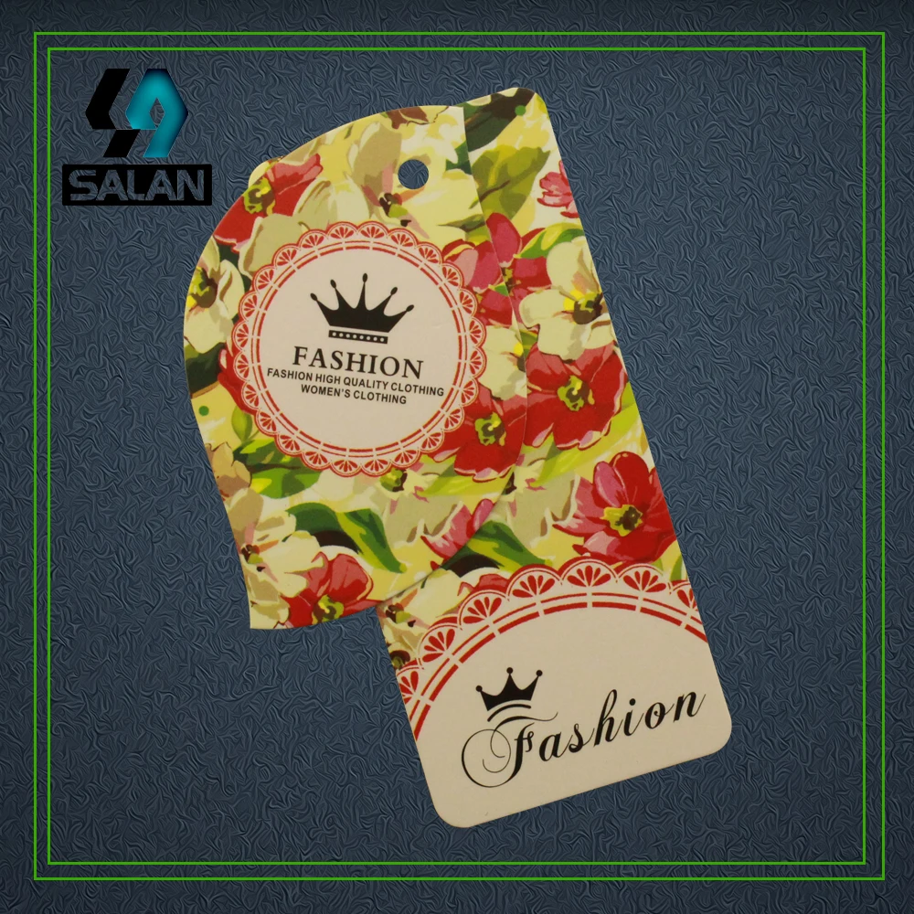 

custom 400gsm thickness paper printed hang tags customize garment tags T-shirt tags kids clothing paper swing labels bookmarks