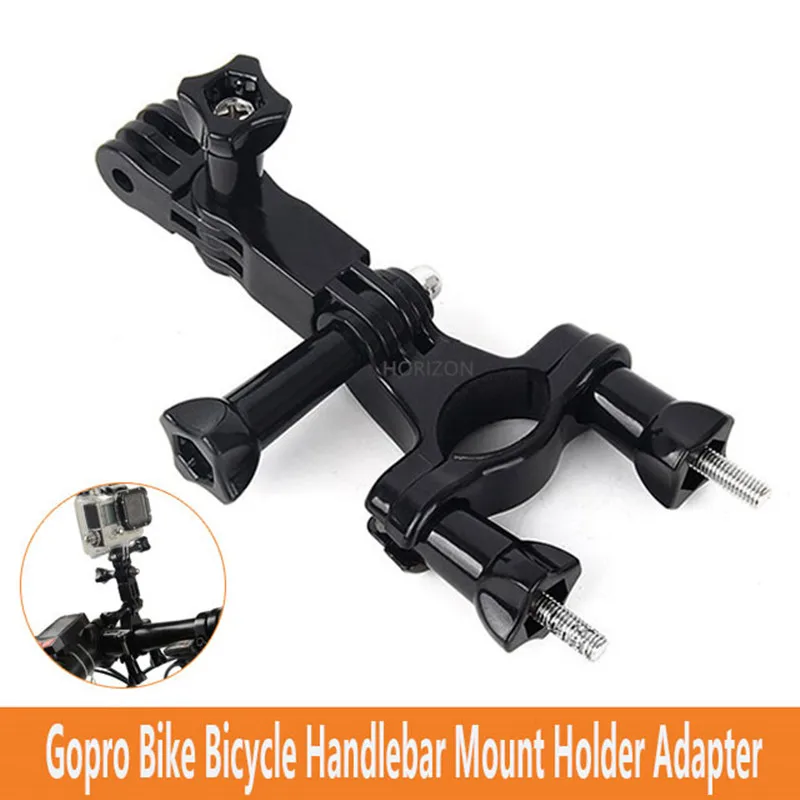 GoPro Accessories Adjustable Bike Bicycle Handlebar Mount Holder Adapter for GoPro Hero 7 6 5 4 3+ SJcam Sport Camera