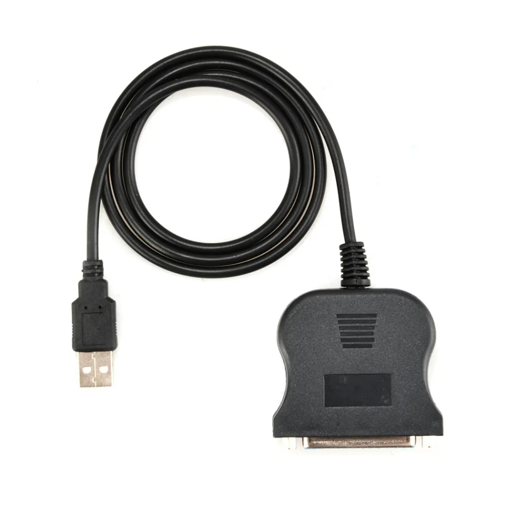 USB męski na DB25 kobiet kabel do drukarki równoległe konwerter druku kabel 25 Pin 25Pin lokalnego publicznego transportu pasażerskiego USB do DB25