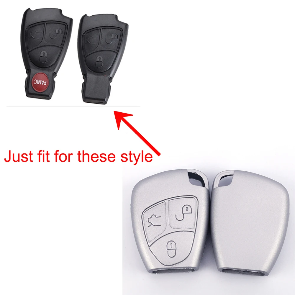 Car Silicone Key Cover Case Shell For Mercedes For Benz W203 W211 CLK C180 E200 AMG C E S Class Keyring Holder Accessories 1Pc