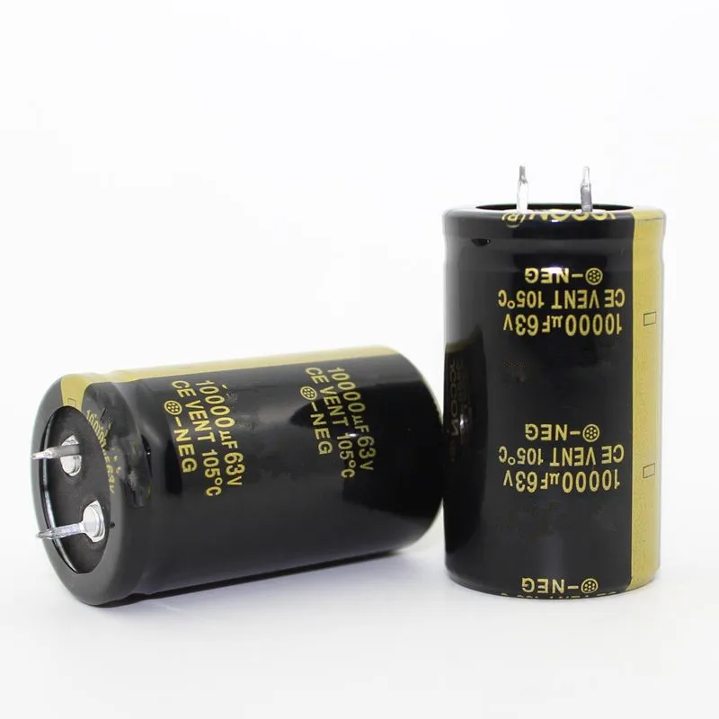 

28PCS-2PCS 63V 10000UF 63V 63V10000UF High Frequency Low ESR electrolytic capacitor 30*50MM