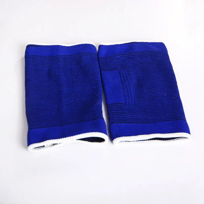 2 Pcs Brace Elastic Muscle Support Compression Sleeve Sport Pain Relief Blue Knee Brace