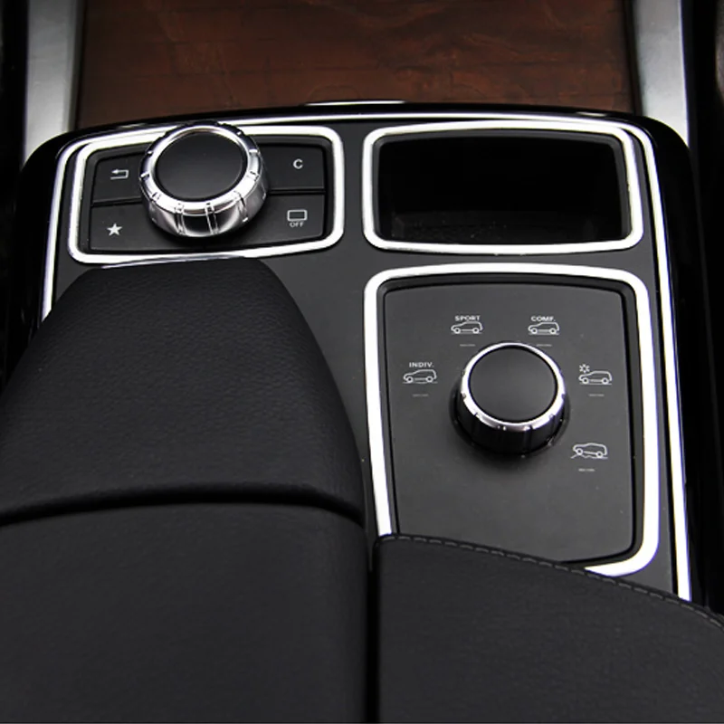 Car Center Console Trims frame For Mercedes Benz GLE coupe c292 W166 350d ML320 350 2012 GL450 x166 GLS amg Accessories