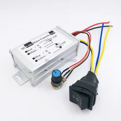 +Switch 10A 9-60V DC motor Speed Controller 9-60V Reversible PWM Control Forward/Reverse