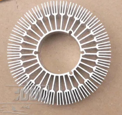 

5pcs High power LED lights aluminum alloy sunflower radiator Circular tube light heat sink 80*32*20mm customized Cool