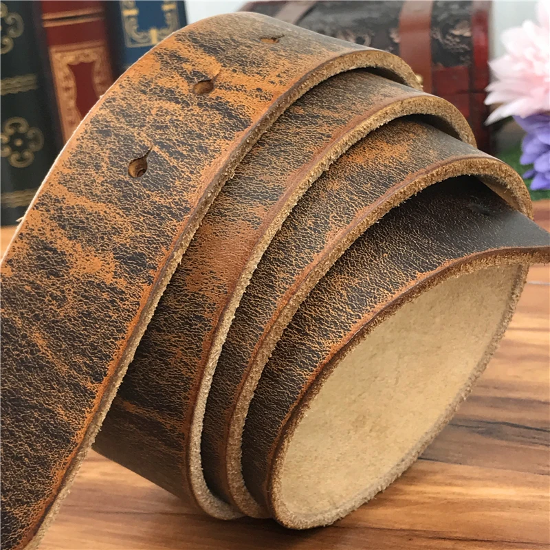 Cinture In Pelle di ALTA Qualità, Senza Fibbie Cinghia Degli Uomini Ceinture Homme Mens Cinghie di Cuoio, Senza Fibbie 95 CENTIMETRI-130 CENTIMETRI