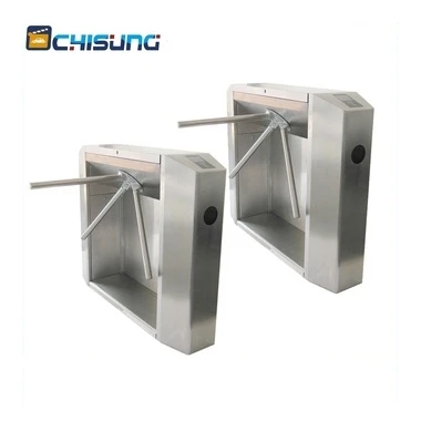 Factory Price Access Control System Full Automatic Tripod Turnstile Gate Bridge house could add other function using