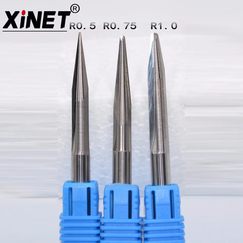 6mm*60L,Freeshipping,CNC Solid Carbide Milling Cutter,tapered ball nose end mill,woodworking tool,relief sculpture