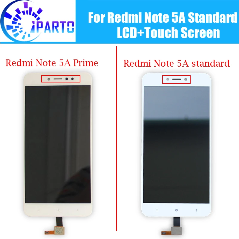 For Xiaomi Redmi Note 5A standard LCD Display + Touch Screen Digitizer 100%  Tested LCD Screen+Touch for Redmi Note 5A standard