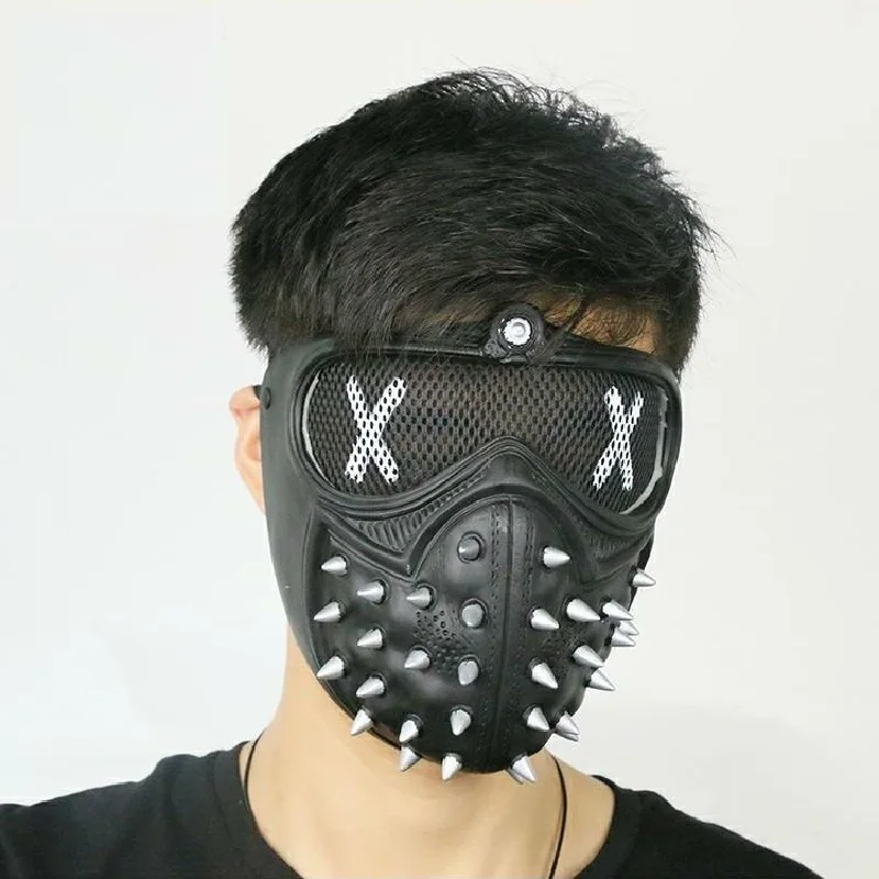 New High Quality PVC Watchdog 2 wrench mask cos game Halloween Cosplay mask props watch dogs mask
