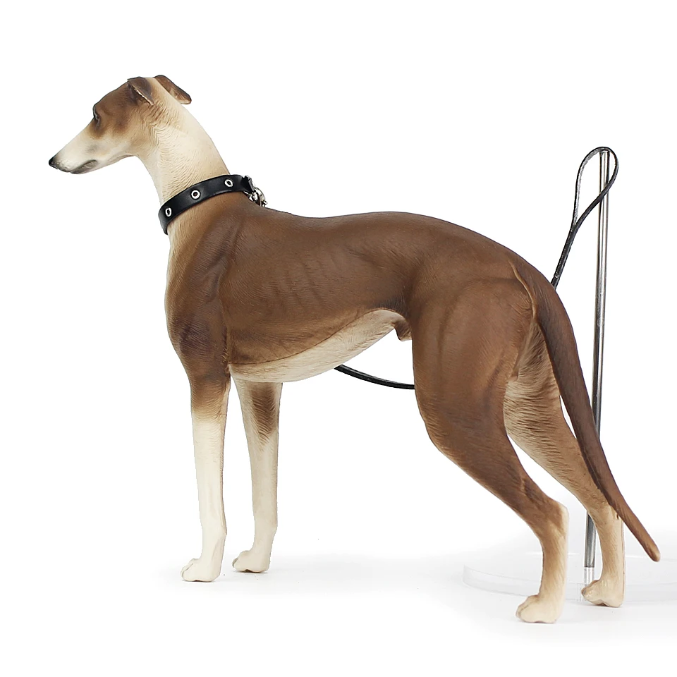 Pet Dog Greyhound Simulation Animal Model Action & Toy Figures Classic Toys for Children Gift Collection