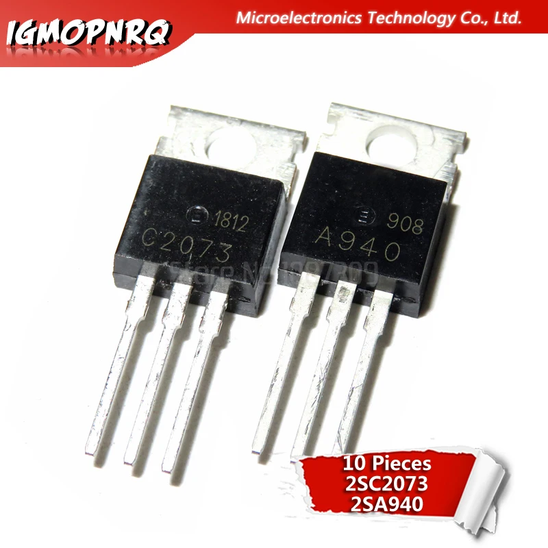 10pcs Transistor 2SA940 A940 1.5A / 150V PNP transistor matng tube C2073 original Product