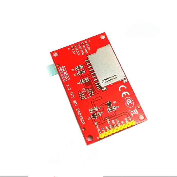 Veloce nave libera 2 pz Driver IC ILI9341 modulo TFT da 2.2 pollici interfaccia seriale SPI modulo LCD risoluzione 240*320 occupa 4 IO TFT LCD
