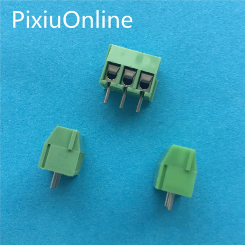 10PCS/LOT  YT2037B  MG/KF350-2P/3P Green Pin Screw Terminal Block Connector KF350  3.5mm Pitch amphenol connector 250V/10A