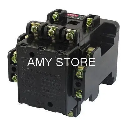 CJT1-20 3 Pole Normally Open AC Contactor 20A 220 Volt Coil Auxiliary Contact 2NO 2NC