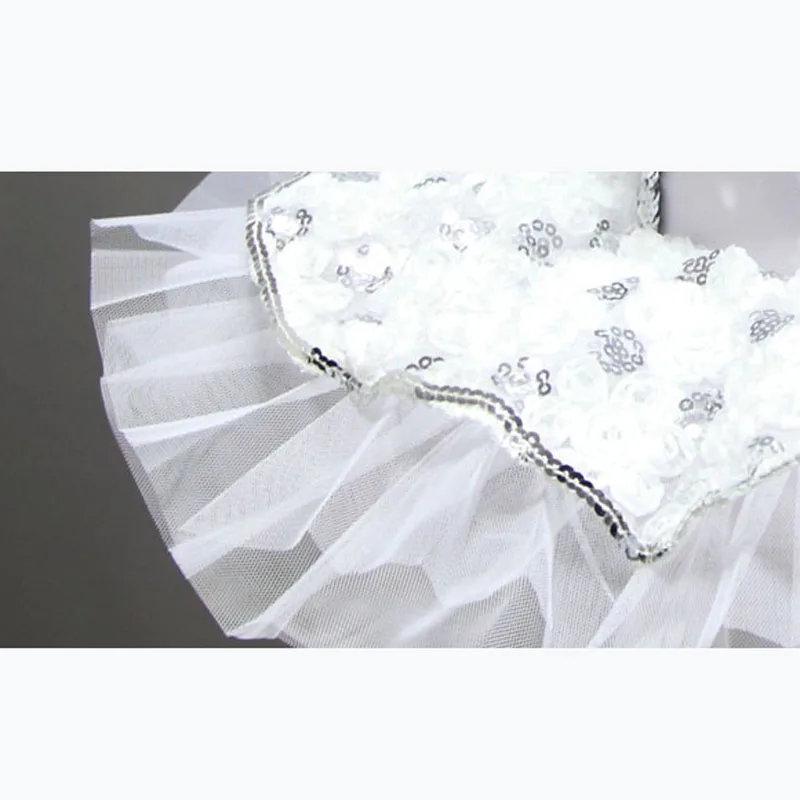 Costumes de Ballet pour Bol, Tutus Justaucorps Professionnel, Robe de Ballerine Blanche pour Enfant avec Paillettes, Nouvel Arrivage