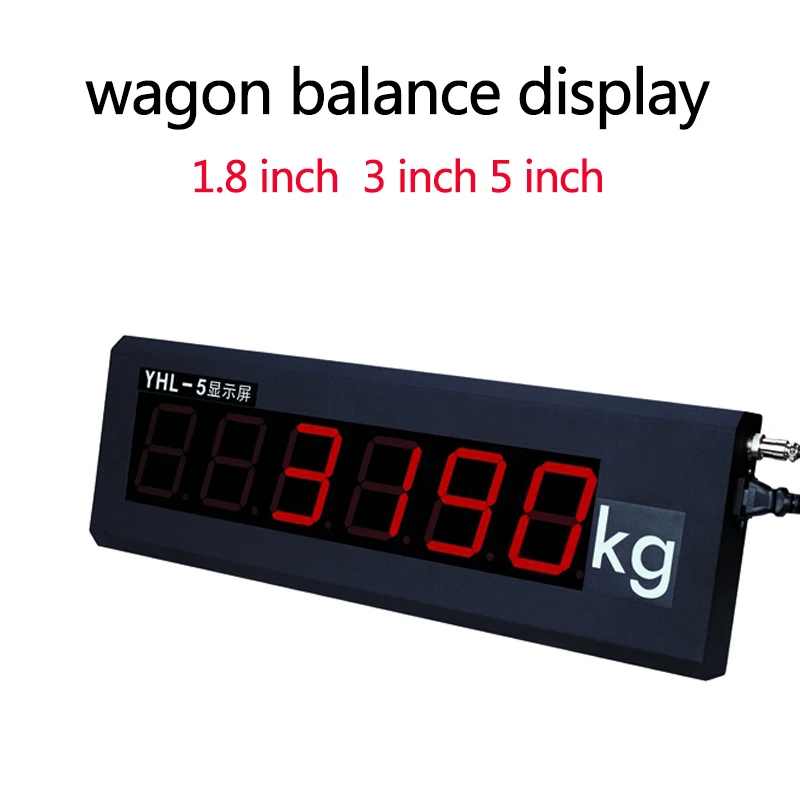 

XK3190-A9 Wagon Balance Large Screen Weighbridge Display External Large Screen 3 Inch 5 Inch 8 Inch