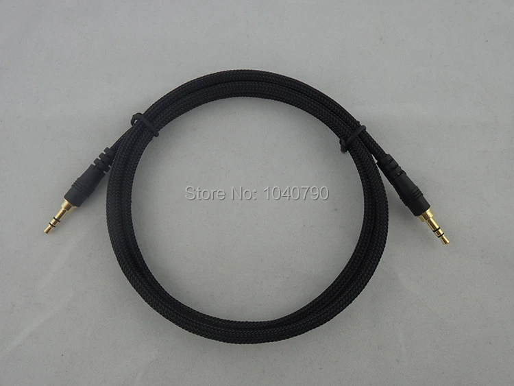 Aux audio line  3.5mm On-board aux line 3.5 silver plating Toward the male Audio cable