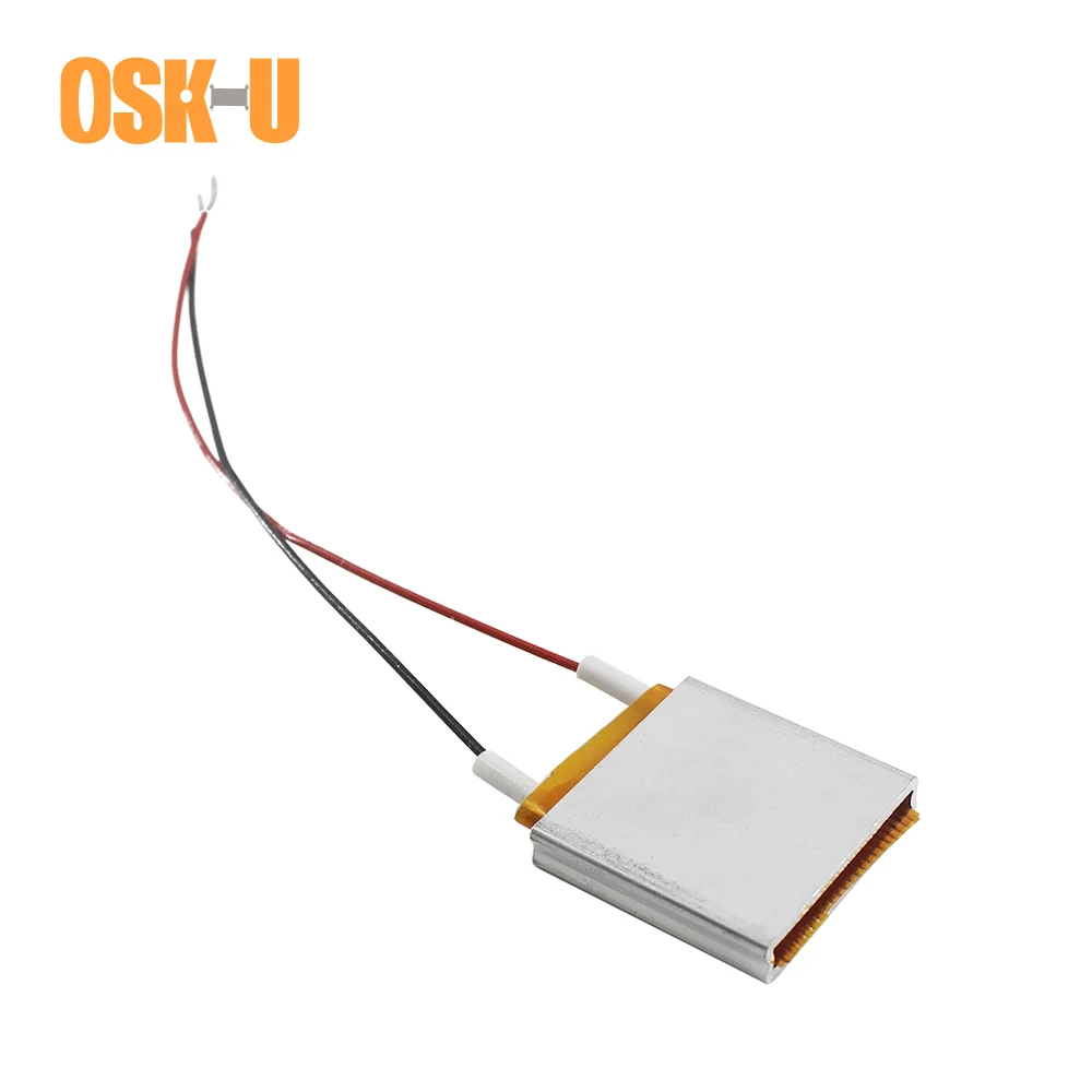 2 Pcs Thermostatische Ptc Elektrische Kachel Element 5V 30X30X6 Mm 40/70 Graden Celsius Ptc Verwarming element Voor Ontvochtiger