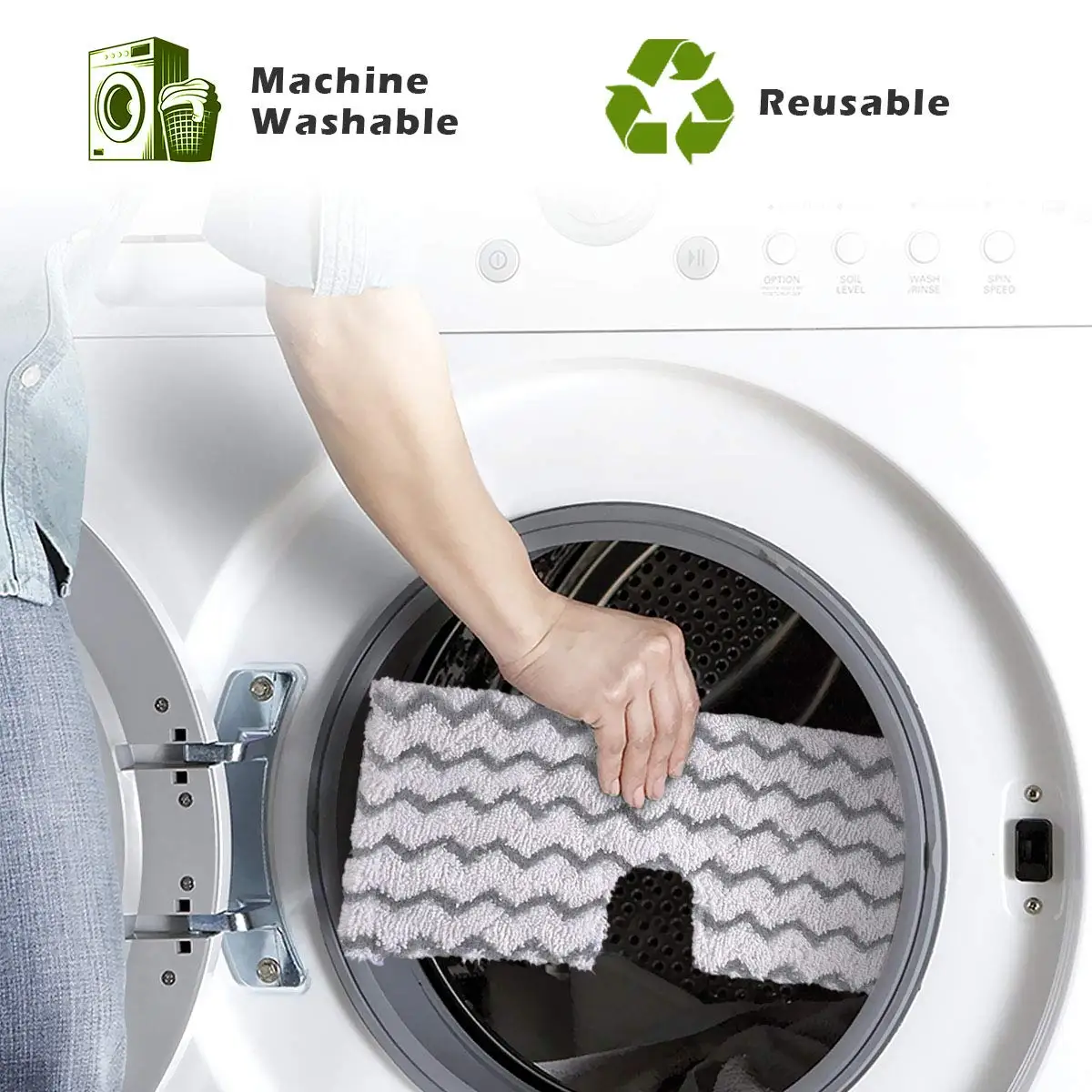 Сменные накладки для паровой швабры S3973D, S6002, S5003D, S6001, S6003, S5001, S5002, S3973WM