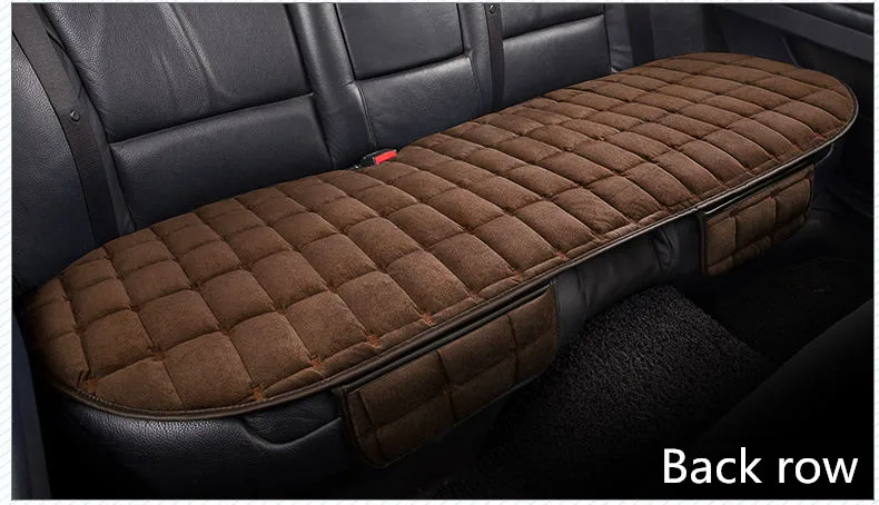 Car Seat Cover Winter Warm Velvet Seat Cushion Universal Front Rear Back Chair Seat Pad For Audi A3 A4 A5 A6 A7 Series Q3 Q5 Q7