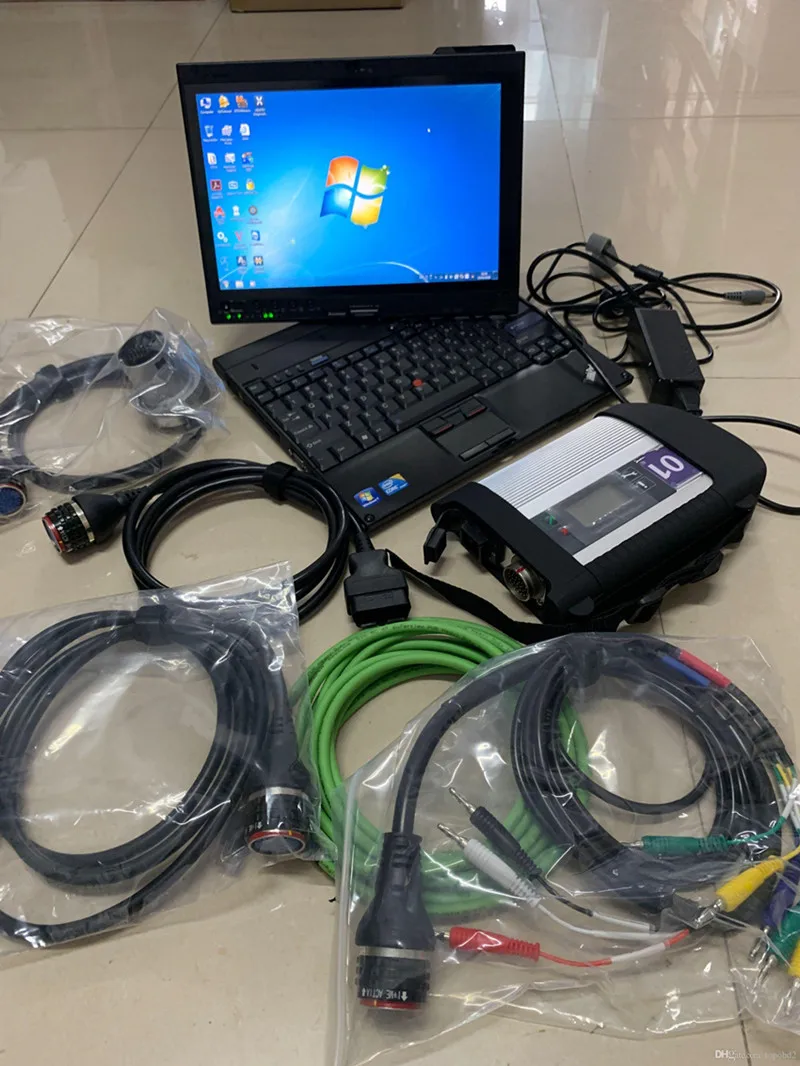 Mb Xentry Star c4 Diagnostics DOIP Software 06/2024 HDD 320GB Laptop x220t i5 8g Tablet Full Cables Ready to Use WINDOWS10