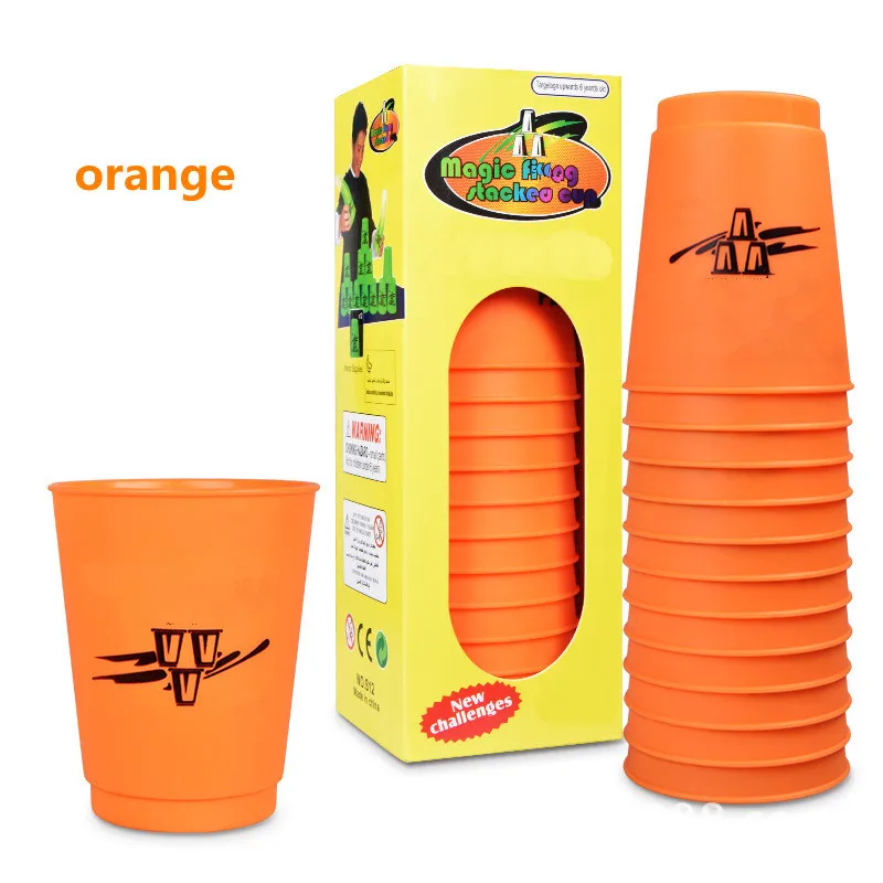 Jeu de tasse magique 12 pièces/ensemble, en utilisant les jouets de sport de compétition, concours créatifs, défie leurs propres jouets, sport de vitesse manuelle