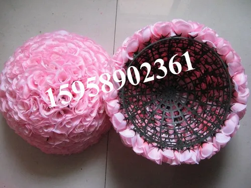 SPR 40cm pink wedding silk kissing ball-wedding decoration flowers table centerpieces party hotel supermarket decoration