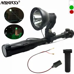 Ultra Compact LED Scope Mounted Spotlight 5“ CREE XML2 T6 LED Rifle Mounted Spotlight 1200LM 10W LED Hunting Lamp Lightweight
